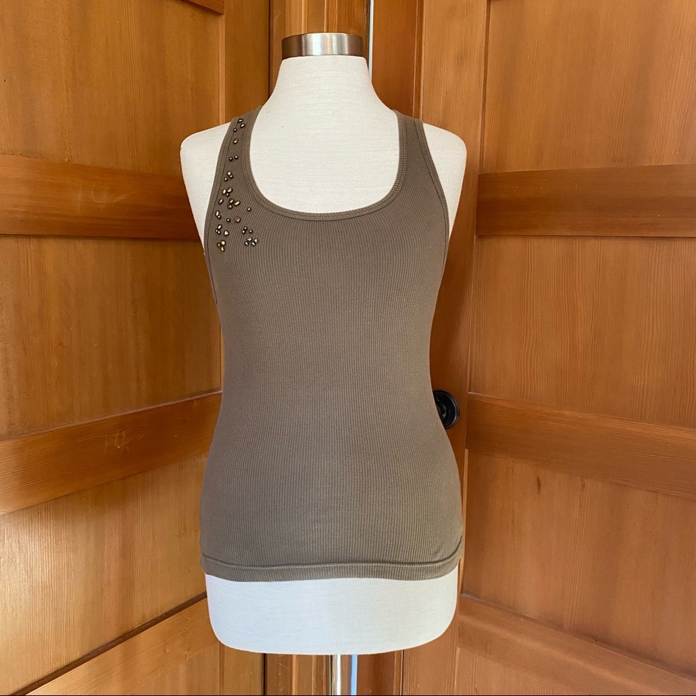 Wifebeader by Laura Dahl Hand Beaded Tank